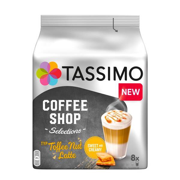 Kapsule pre espressa Tassimo Toffee Nut Latte 268 g