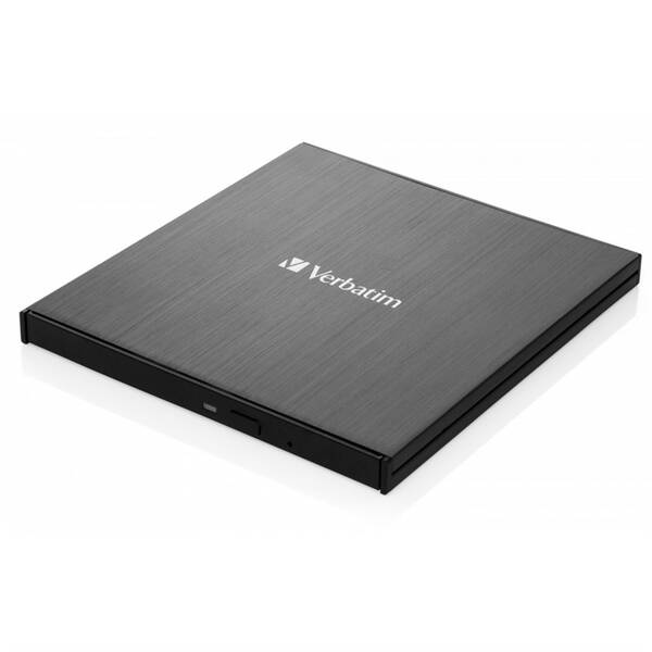 Externá Blu-ray napaľovačka Verbatim Slimline Ultra HD 4K USB-C (43888) čierna