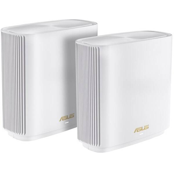 Kompletný Wi-Fi systém Asus ZenWiFi XT9 (2-pack) (90IG0740-MO3B40) biely