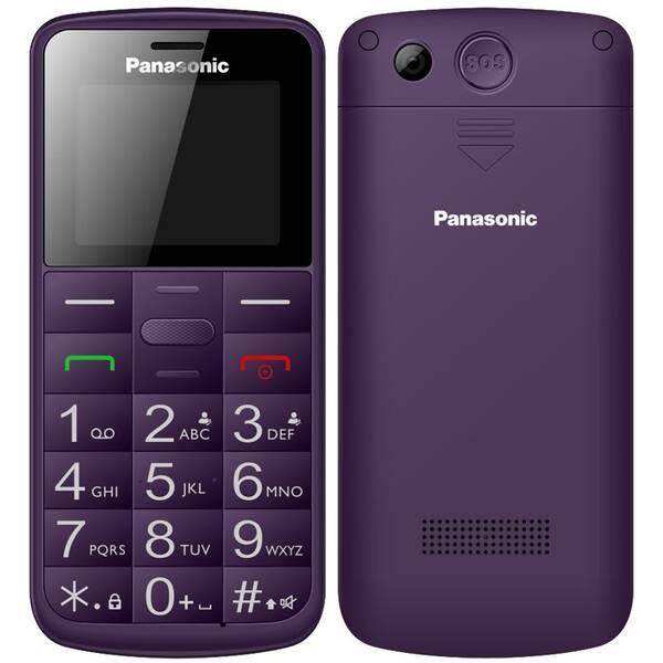 Mobilní telefon Panasonic KX-TU110EXV Dual SIM (KX-TU110EXV) fialový