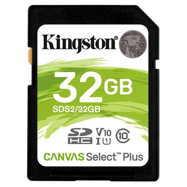 Paměťová karta Kingston Canvas Select Plus SDHC 32GB UHS-I U1 (100R/10W) (SDS2/32GB) (lehce opotřebené 8801694870)