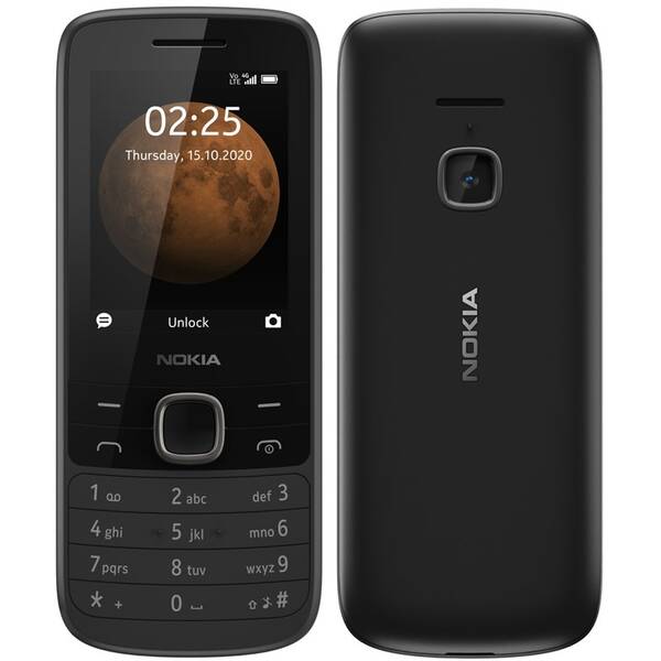 Mobilní telefon Nokia 225 4G (16QENB01A08) černý