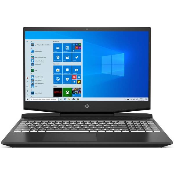 Notebook HP Pavilion Gaming 15-dk0601nc (26D97EA#BCM) černý/bílý