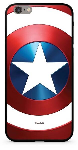 Kryt na mobil Marvel Premium Glass Captain America pro Apple iPhone Xs (MPCCAPAM10206) červený
