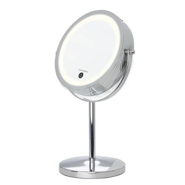 Kosmetické zrcátko Lanaform LA131006 Stand Mirror stříbrné (lehce opotřebené 8801370331)