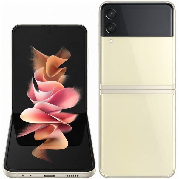 Mobilný telefón Samsung Galaxy Z Flip3 256 GB 5G (SM-F711BZEFEUE) krémový