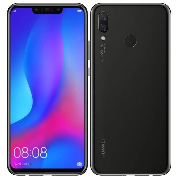 Mobilní telefon Huawei nova 3 (SP-NOVA3BOM) černý