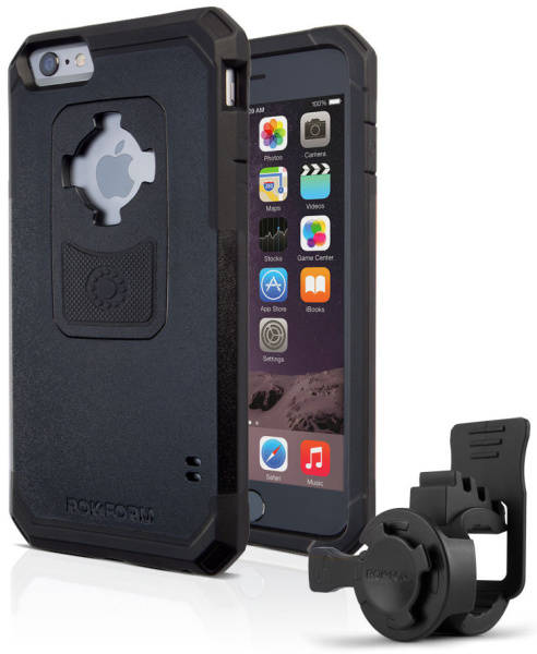 Držák na mobil Rokform na kolo pro Apple iPhone 6/6s + pouzdro (3349ip6-01) černý