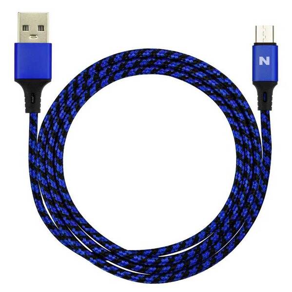 Kábel Nitho Dual Charge & Play Cable pre PS4 (PS4-CPSS-BK) modrý