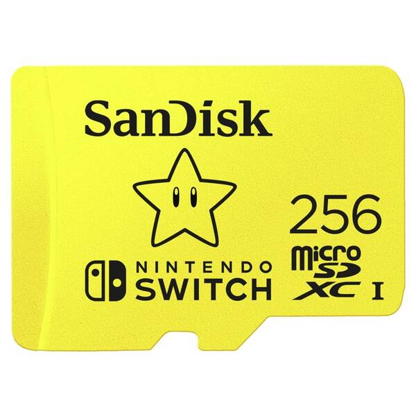 Pamäťová karta SanDisk Micro SDXC 256GB UHS-I U3 (V30) pro Nintendo Switch (100R/90W) (SDSQXAO-256G-GNCZN)