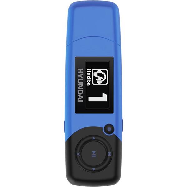 MP3 přehrávač Hyundai MP 366 GB4 FM BL modrý (vráceno ve 14 denní lhůtě, servisované 8801234200)