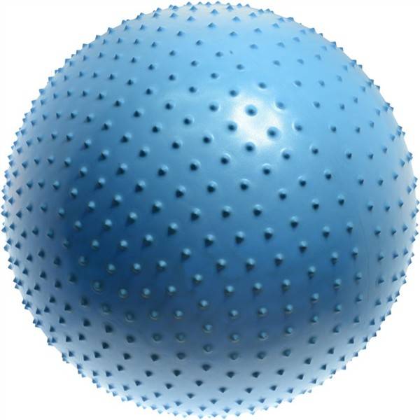 Masážní míč LIFEFIT gymnastický MASSAGE BALL 55 cm modrý