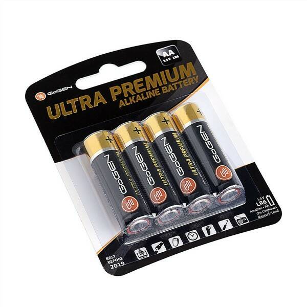Baterie alkalická GoGEN ULTRA PREMIUM AA, LR06, blistr 4ks (GOGR06PREMIUM4)