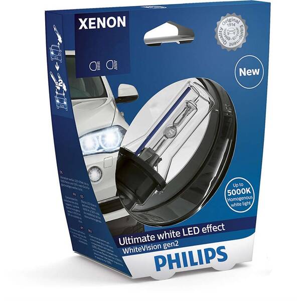 Autožárovka Philips Xenon White Vision D2R, 1ks (85126WHV2S1)