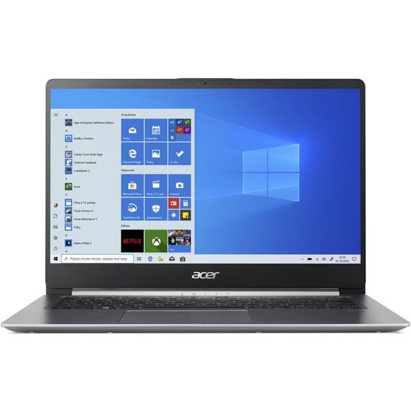 Notebook Acer Swift 1 (SF114-32-P6MX) + Microsoft 365 pro jednotlivce (NX.GXUEC.00G ) stříbrný (vráceno - použito 8801671183)