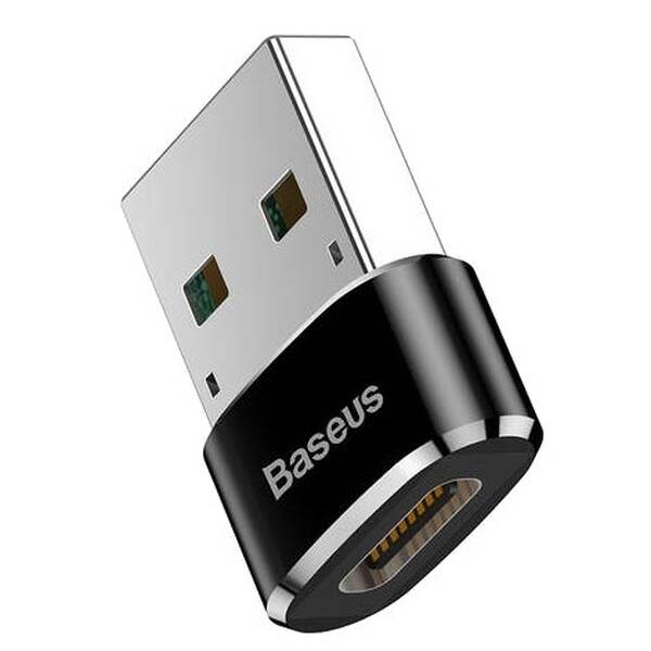 Redukcia Baseus USB/USB-C (CAAOTG-01) čierna