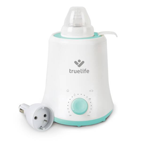 Ohřívač kojeneckých lahví TrueLife Invio BW Single bílý/zelený (lehce opotřebené 8801561204)