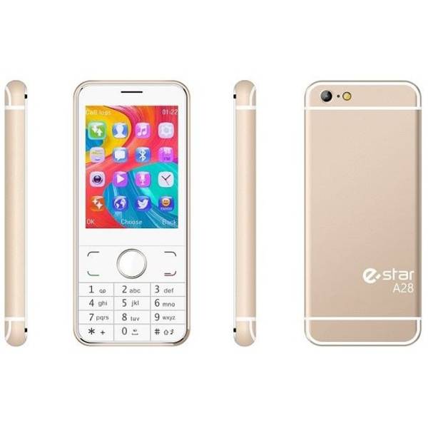 Mobilní telefon eStar A28 Dual SIM zlatý
