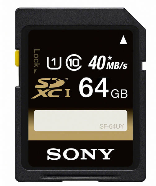 Pamäťová karta Sony SDXC Performance 64GB UHS-I U1 (40MB/s) (SF64U)