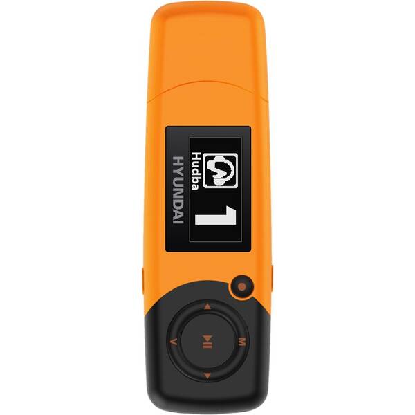 MP3 přehrávač Hyundai MP 366 GB8 FM O oranžový (lehce opotřebené 8801609061)