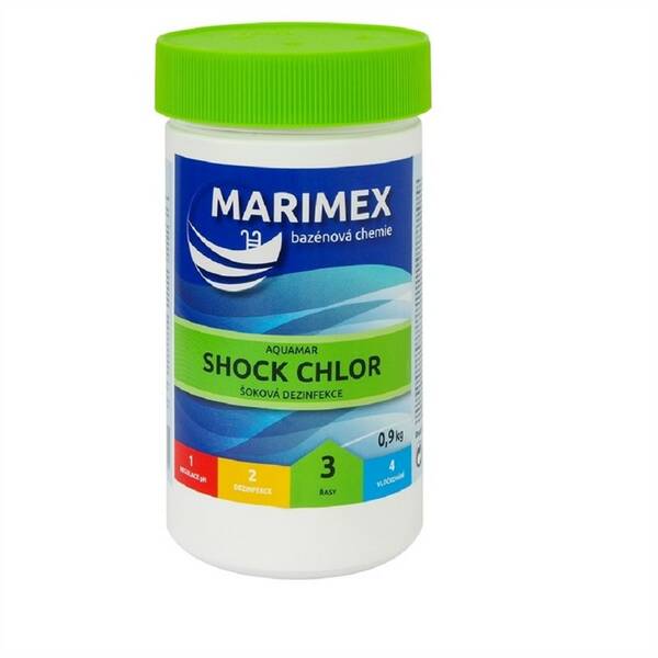 Bazénová chemie Marimex Shock Chlor_ Chlor Šok 0,9 kg