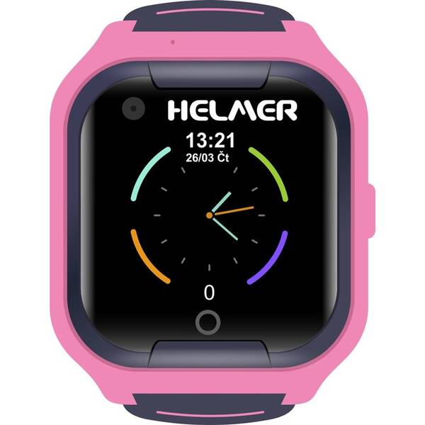 Chytré hodinky Helmer LK709 dětské s GPS lokátorem (Helmer LK 709 P) růžové