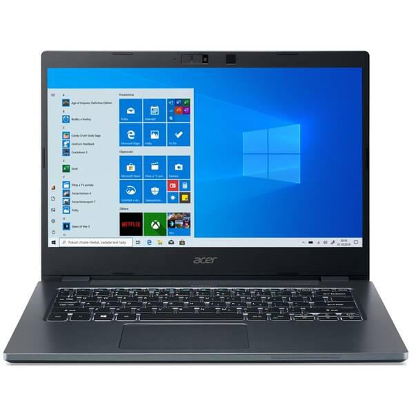 Notebook Acer TravelMate P4 (TMP414-51-76ME) (NX.VPCEC.002) sivý/modrý