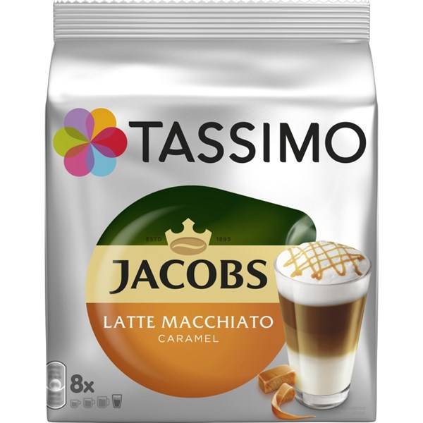 Kapsule pre espressa Tassimo Jacobs Krönung Latte Macchiato Caramel 268 g
