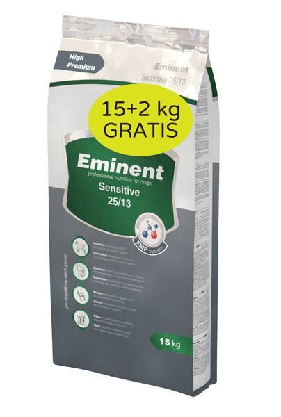 Granule Eminent Sensitive 15 kg + 2 kg ZDARMA