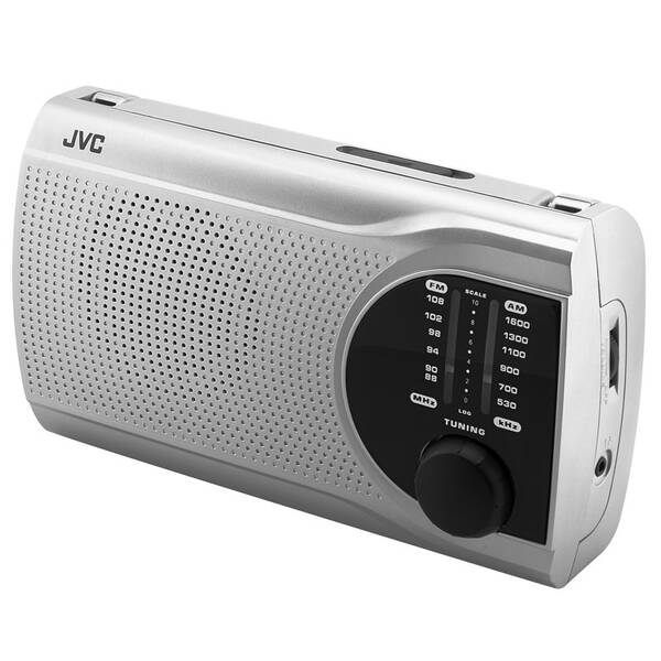Radiopřijímač JVC RA-E321S stříbrný (lehce opotřebené 8801755767)