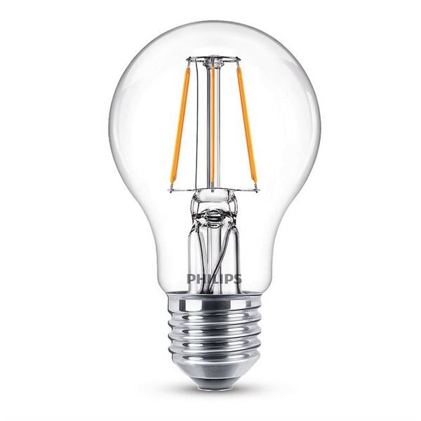 Žárovka LED Philips Filament, klasik, 4,3W, E27, teplá bílá (8718696573815)