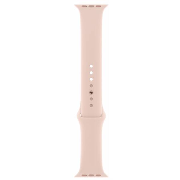 Řemínek Apple Watch 44mm pískově růžový sportovní - S/M a M/L (MTPM2ZM/A)