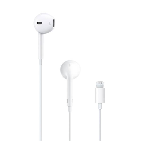 Slúchadlá Apple EarPods Lightning (MMTN2ZM/A) biela