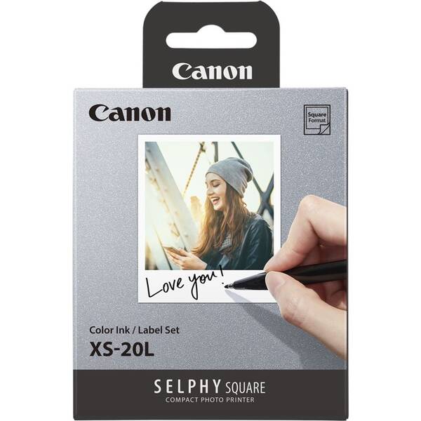 Fotopapier Canon XS-20L pre Selphy Square, 20 ks/68 x 68 mm biely