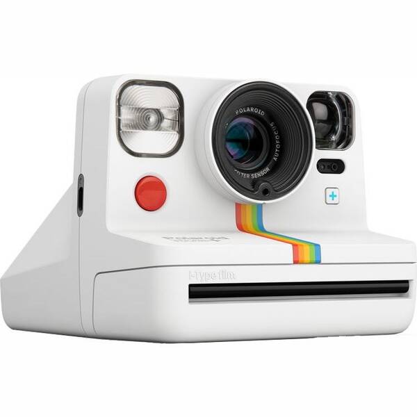 Instantní fotoaparát Polaroid Now+ bílý