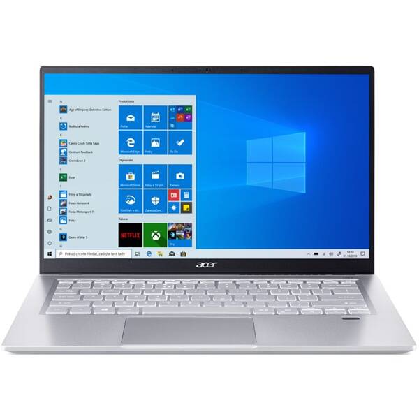 Notebook Acer Swift 3 (SF314-43-R9JB) (NX.AB1EC.005) strieborný