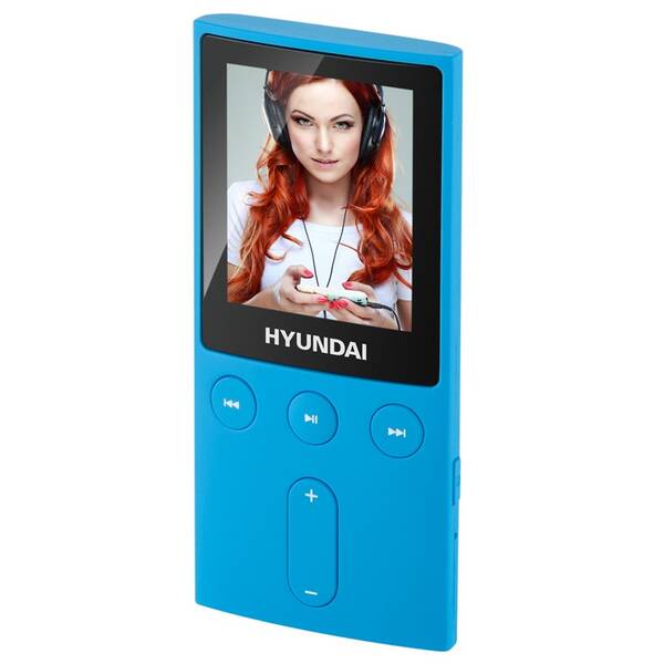 MP3 přehrávač Hyundai MPC 501 GB4 FM BL modrý (poškozený obal 8801249063)