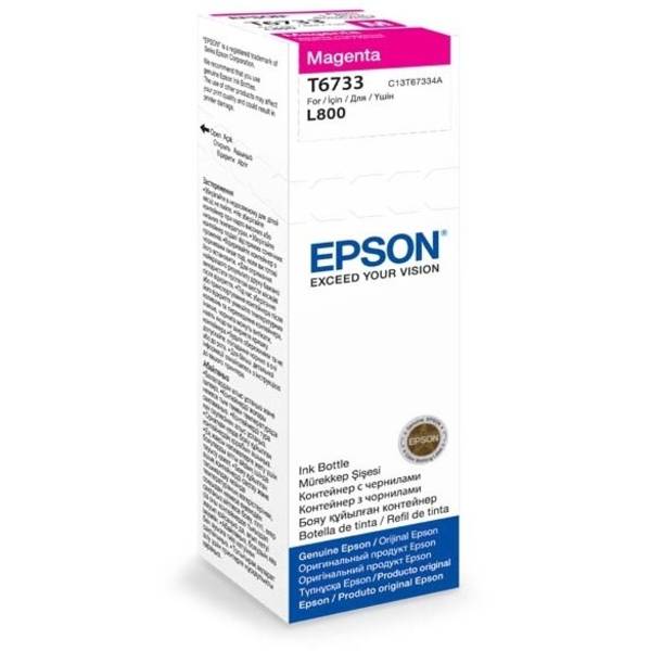 Inkoustová náplň Epson T6733, 70 ml (C13T67334A) purpurová
