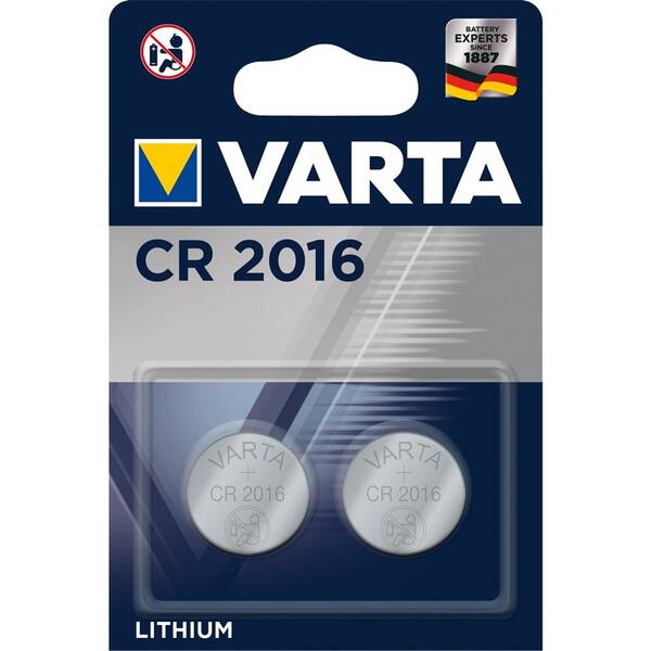 Batéria lítiová Varta CR2016, blister 2ks (6016101402)