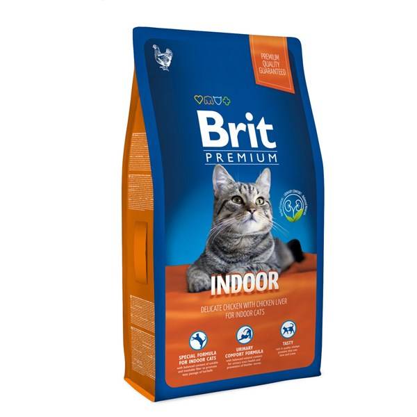 Granule Brit Premium Cat Indoor 8kg