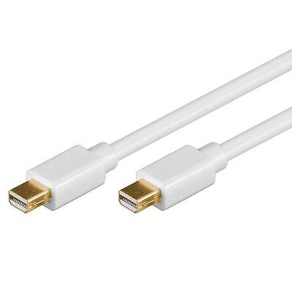 Kabel PremiumCord Mini DisplayPort, M/M, 1m (kport3-01) bílý (vráceno - použito 8800955649)