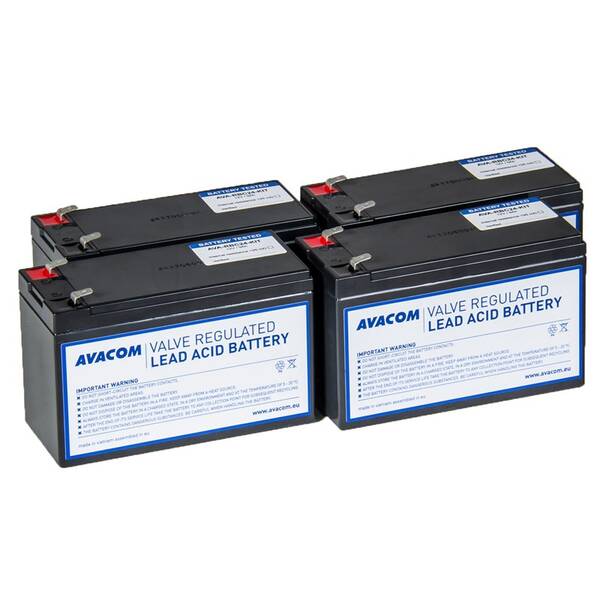 Bateriový kit Avacom pro renovaci RBC24 (4ks baterií) (AVA-RBC24-KIT)