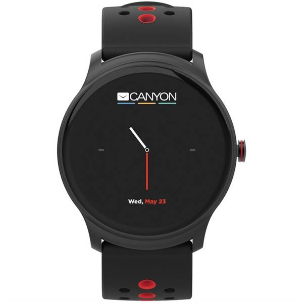 Chytré hodinky Canyon Oregano (CNS-SW81BR) černý/červený (vráceno - použito 8801315640)