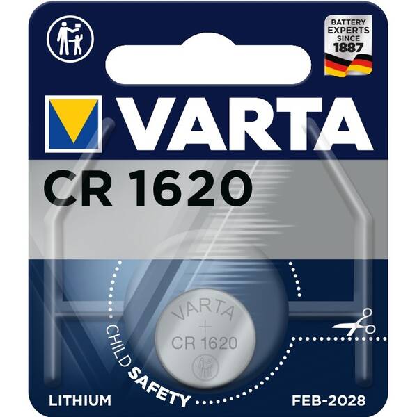 Batéria lítiová Varta CR1620, blister 1ks (6620112401)