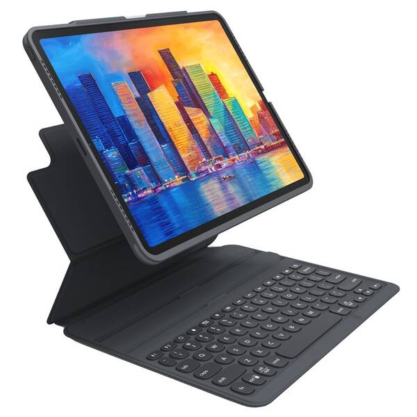 Puzdro s klávesnicou na tablet ZAGG Pro Keys na Apple iPad Pro 12,9“ (2021) CZ (ZG103407970) čierne
