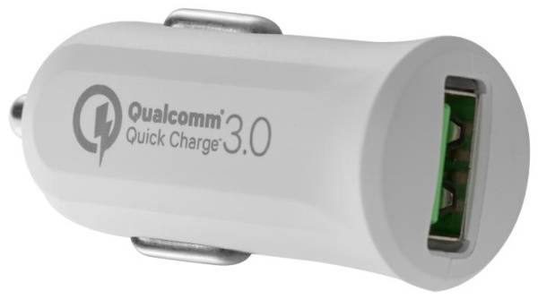 Autonabíječka Avacom CarMAX, 1x USB (3A), s funkcí rychlonabíjení QC 3.0 (NACL-QC1X-WW) bílá