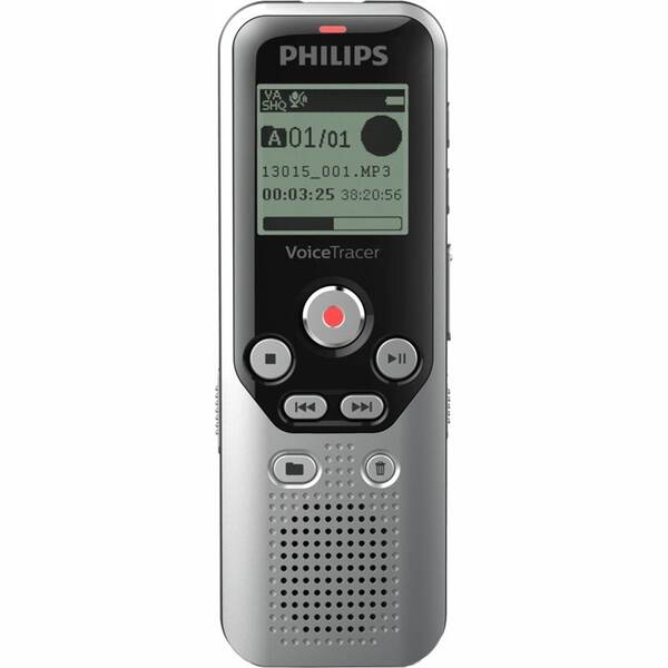 Diktafon Philips DVT1250 černý/stříbrný