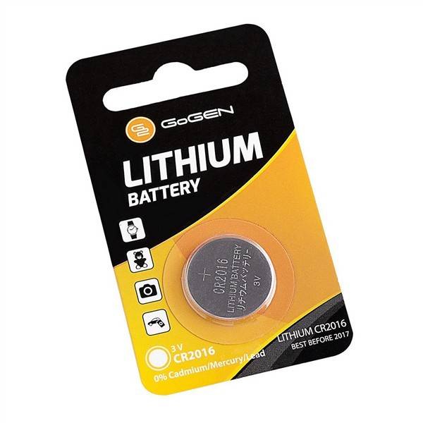 Batéria lítiová GoGEN CR2016, blister 1ks (GOGCR2016LITHIUM1)
