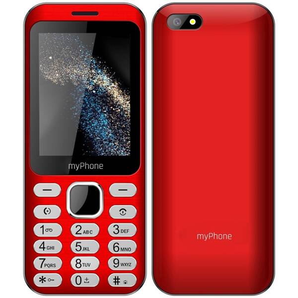Mobilní telefon myPhone Maestro (TELMYMAESTRORE) červený (lehce opotřebené 8801853499)