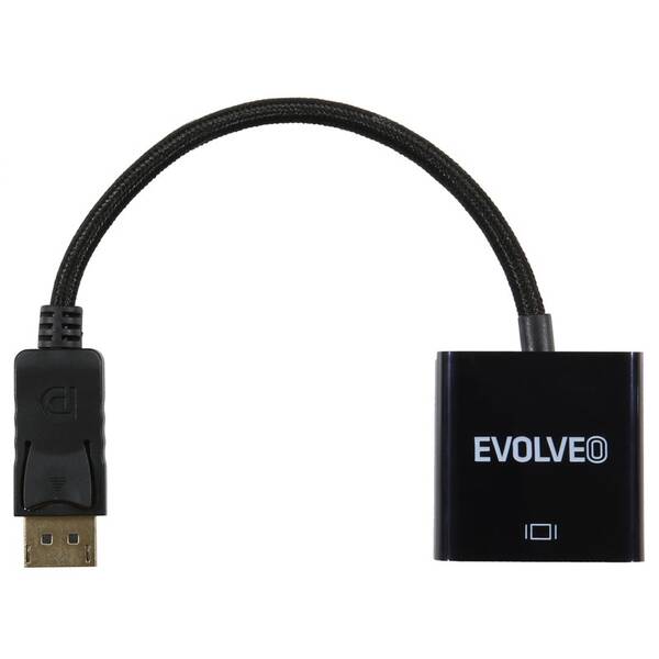 Redukce Evolveo DisplayPort/DVI (EV-DP-DVI) černá